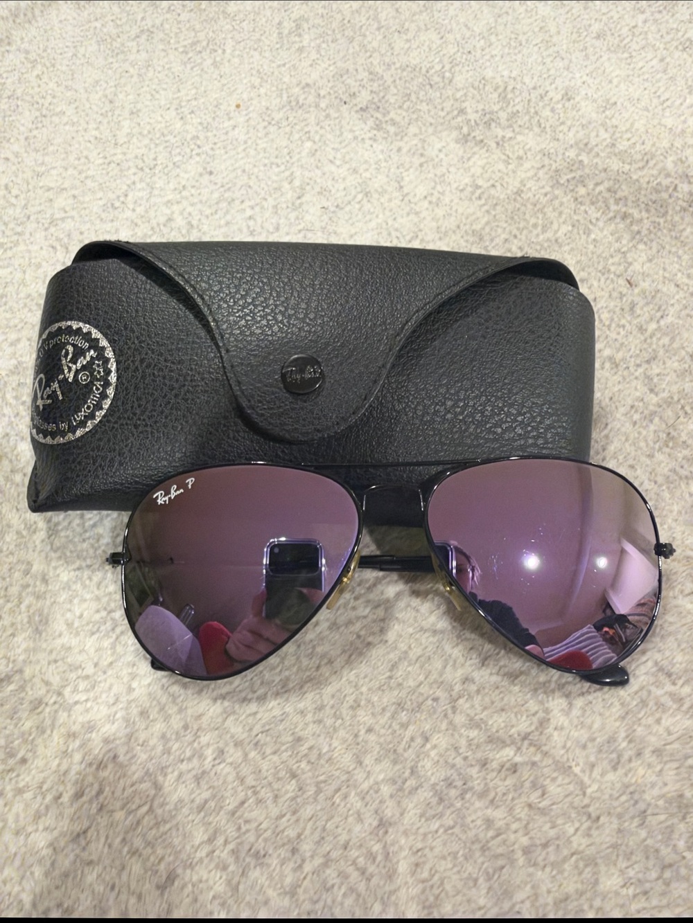 Ray-Ban Custom Women’s Aviator Polarized Sunglasses